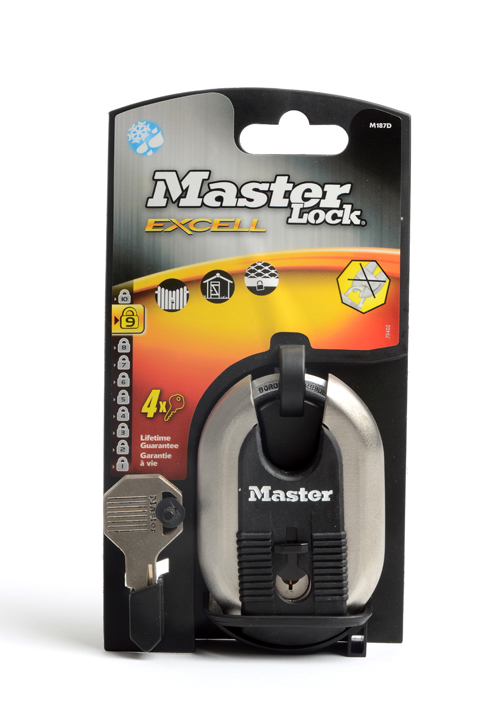 MLM187D - Titanium reinforced steel lock, 60mm