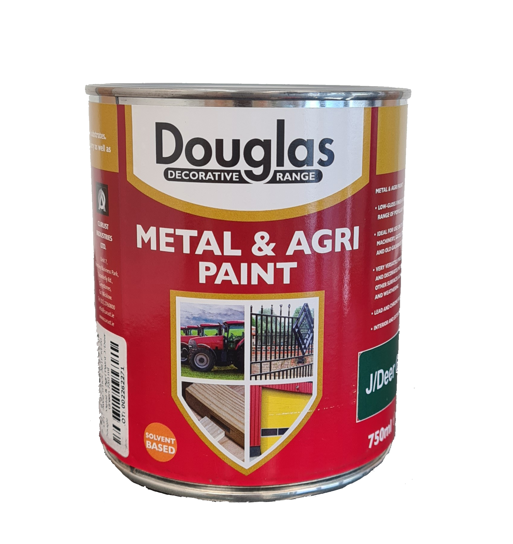 DPAG1000JG - 750ml Metal and Agri Paint John Deere Green