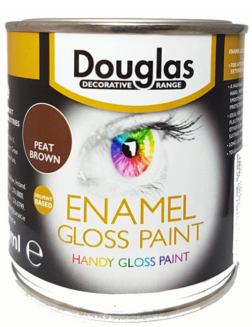 DPL0250F - Enamel Gloss Paint Brown, 250ml