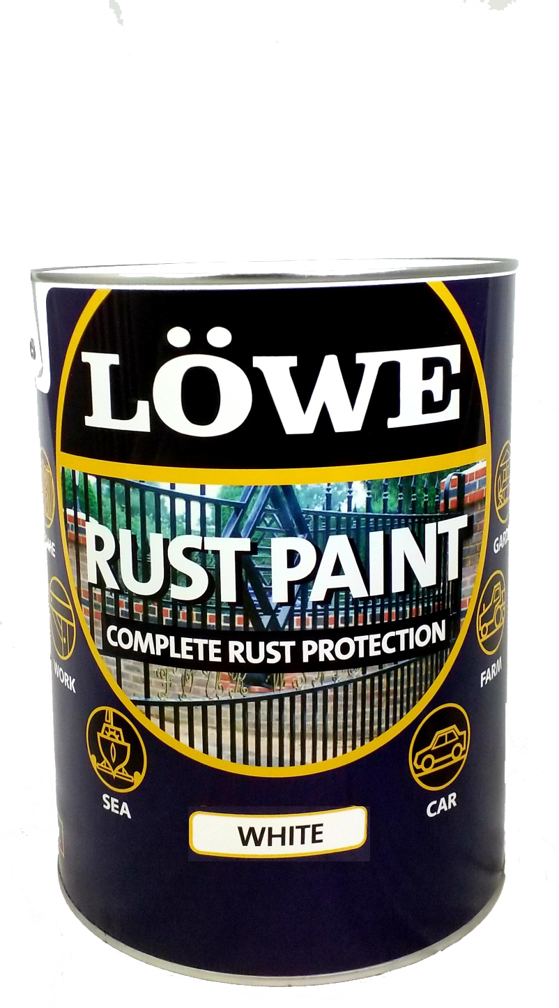 LRW5000 - Lowe Rust Paint White, 5ltr