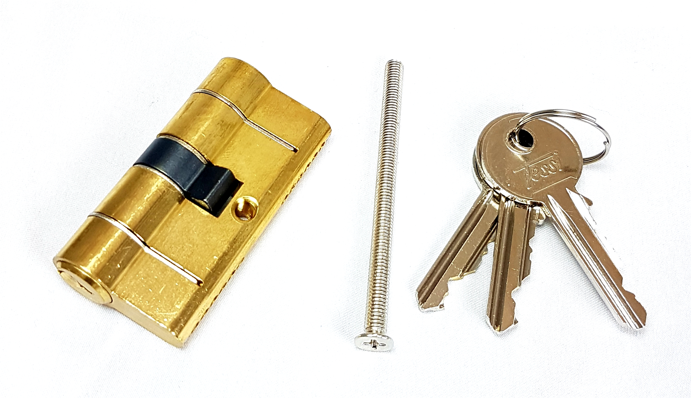 TKD1 - Tessi "Snap Safe" E/P Cylinder, 30/30 Brass