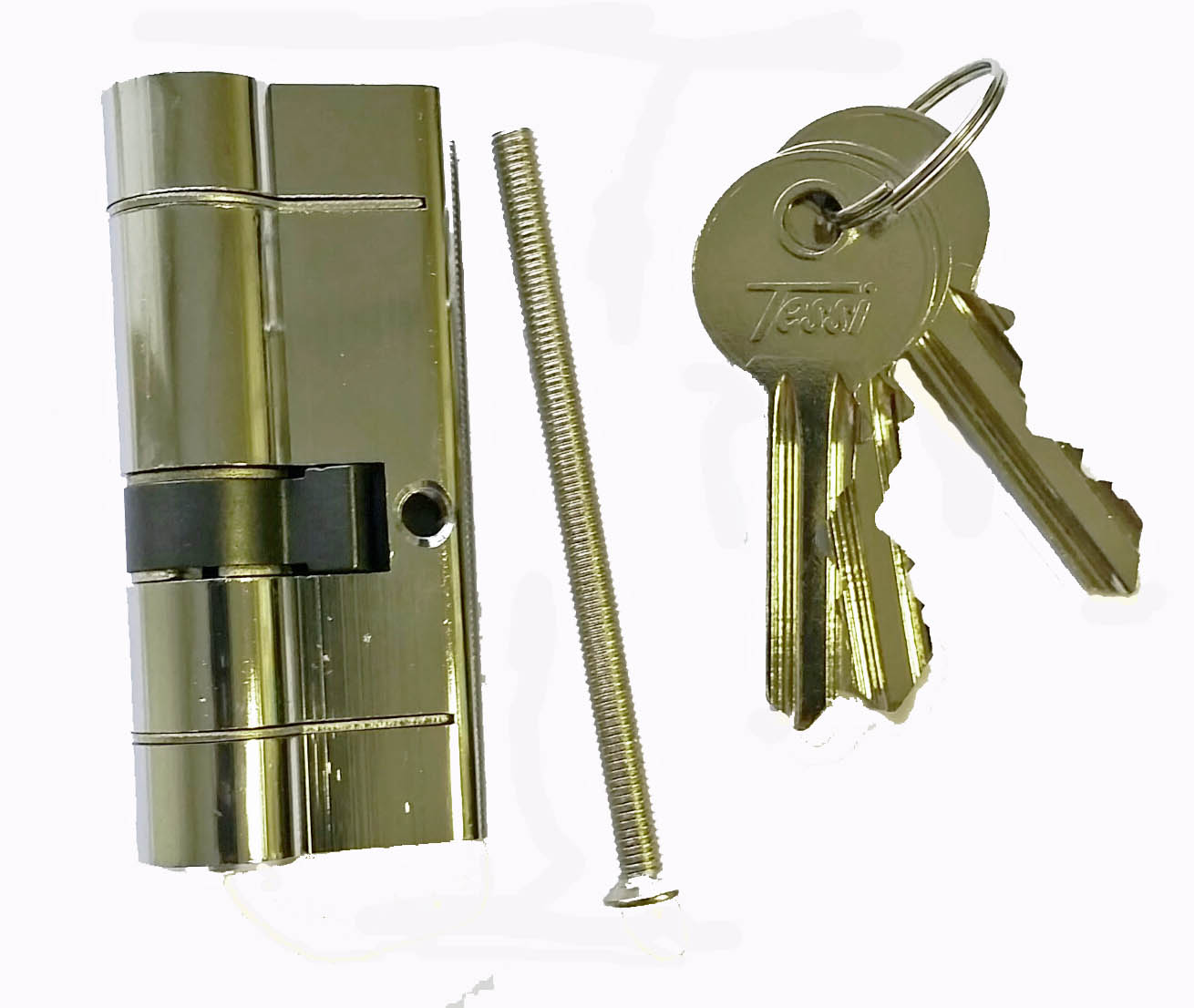 TKD2 - Tessi "Snap Safe" E/P Cylinder, 40/30 Brass