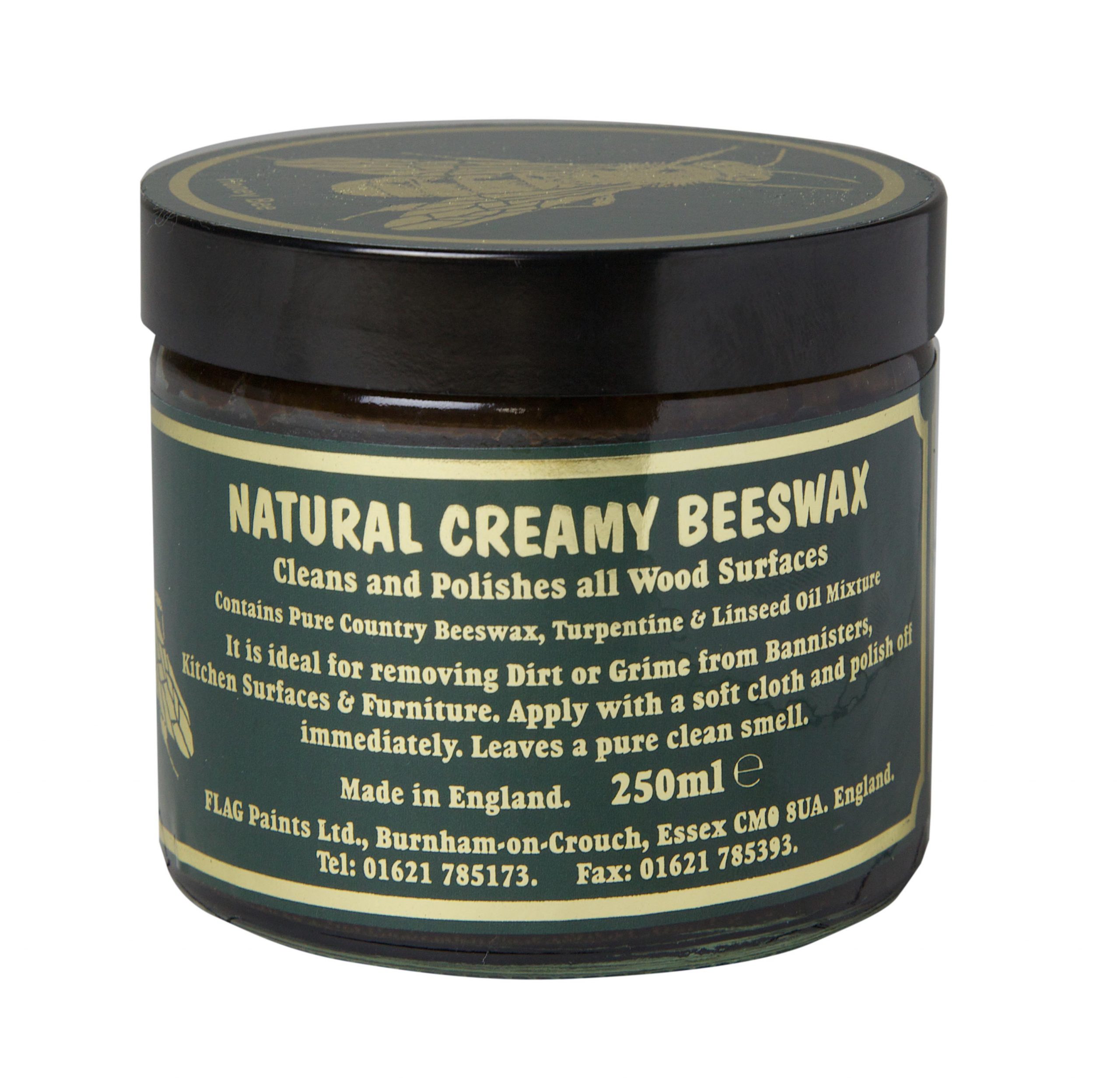 CWB025B - Dark Creamy Beeswax, 250ml
