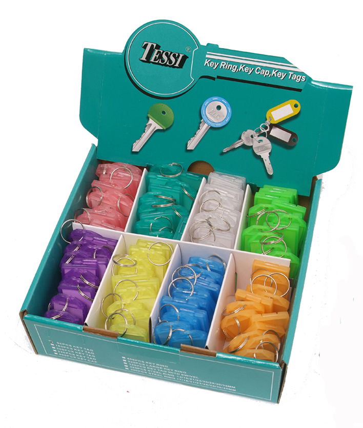 EL1184 - 96pce Display Box Click Down Key Tags