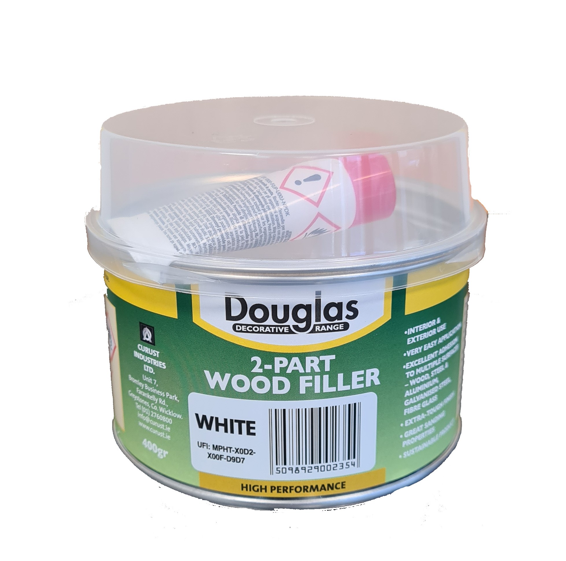 DPWF2PWH - 2 Part Wood Filler, 400gr White