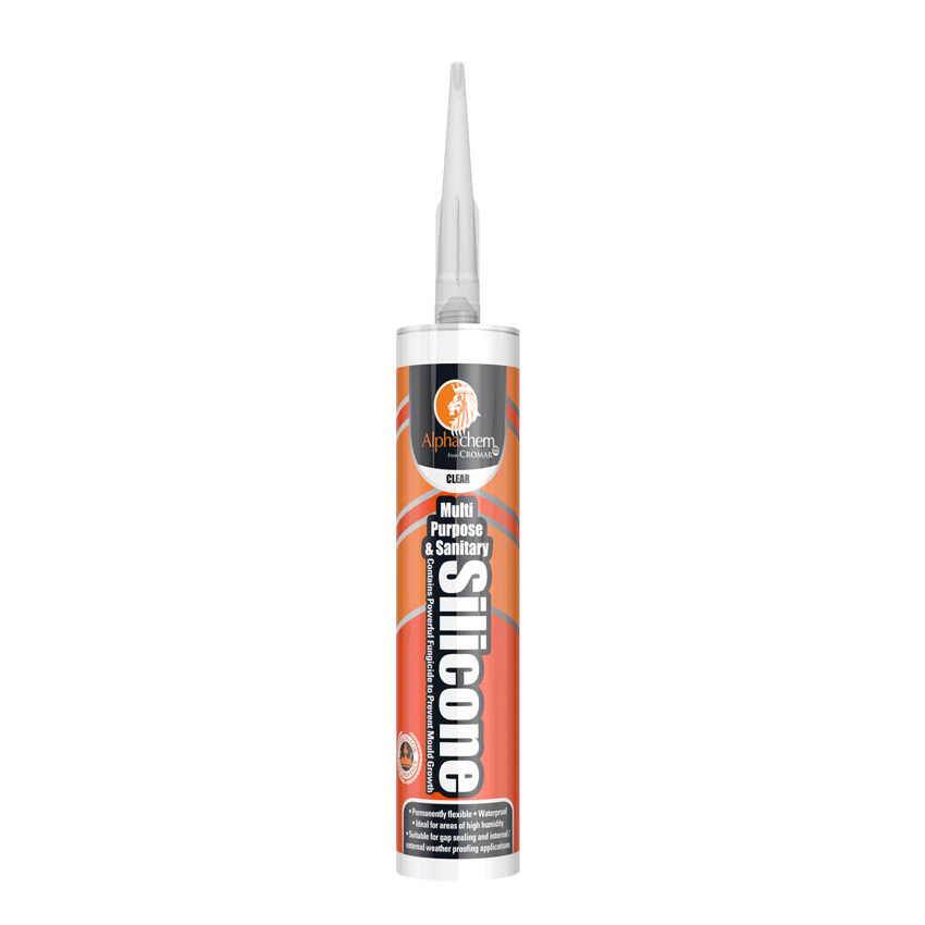 CRUNIVSILWH - 295ml Uni MP/San Silicone White