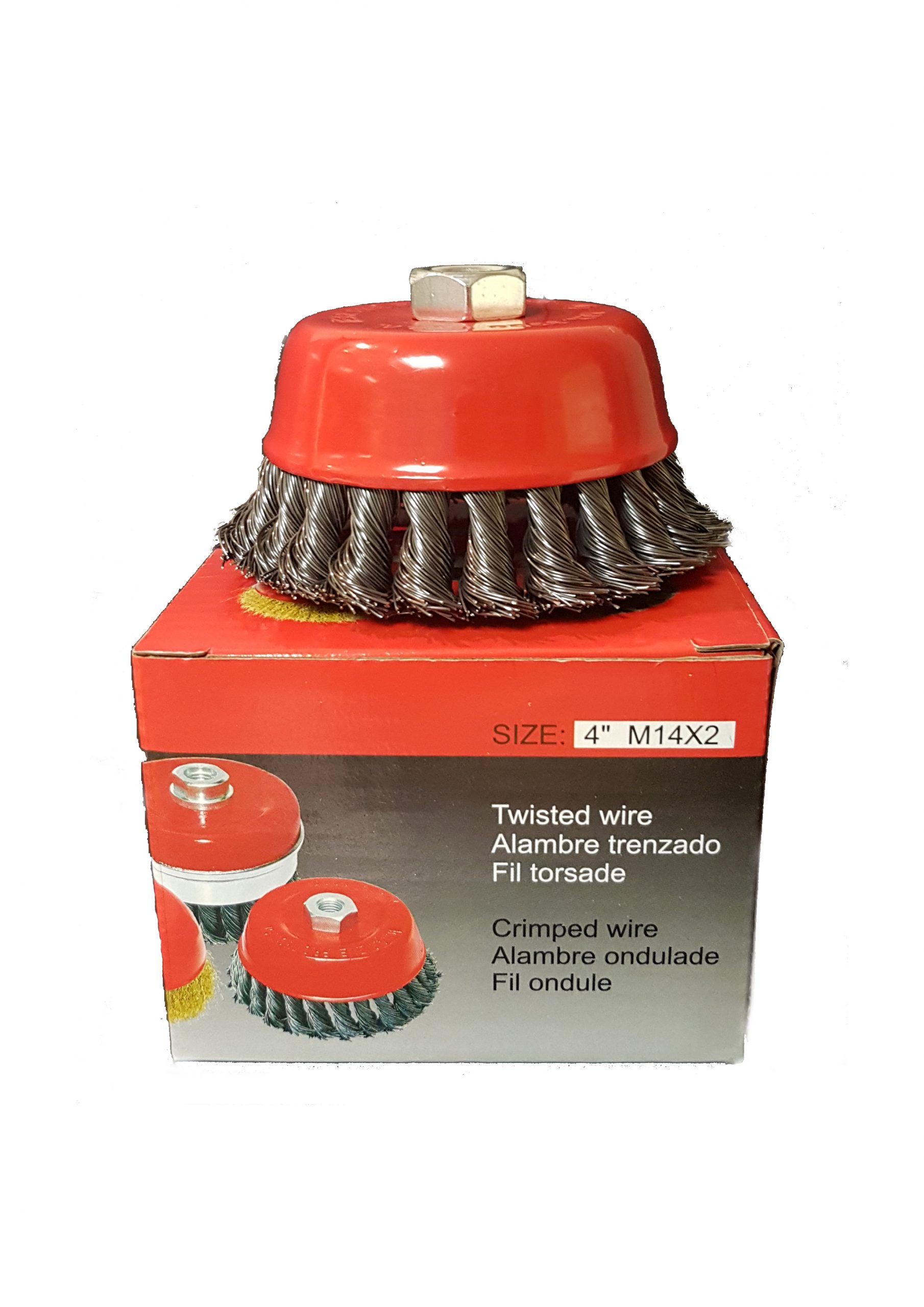 TCBB0400 - Twisted Knot Cup Brush, 4"