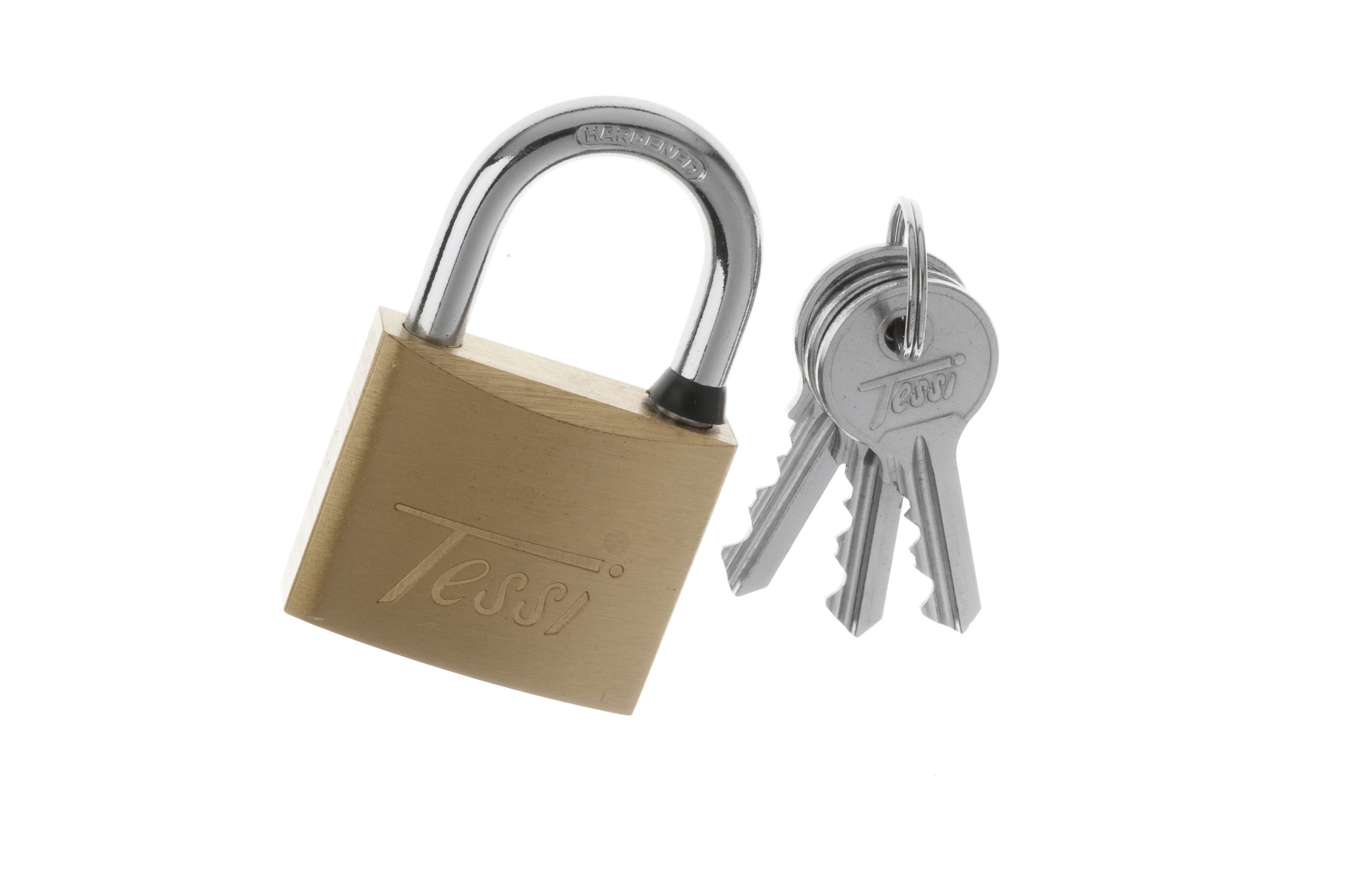 TE40 - 40mm Solid Brass Padlock