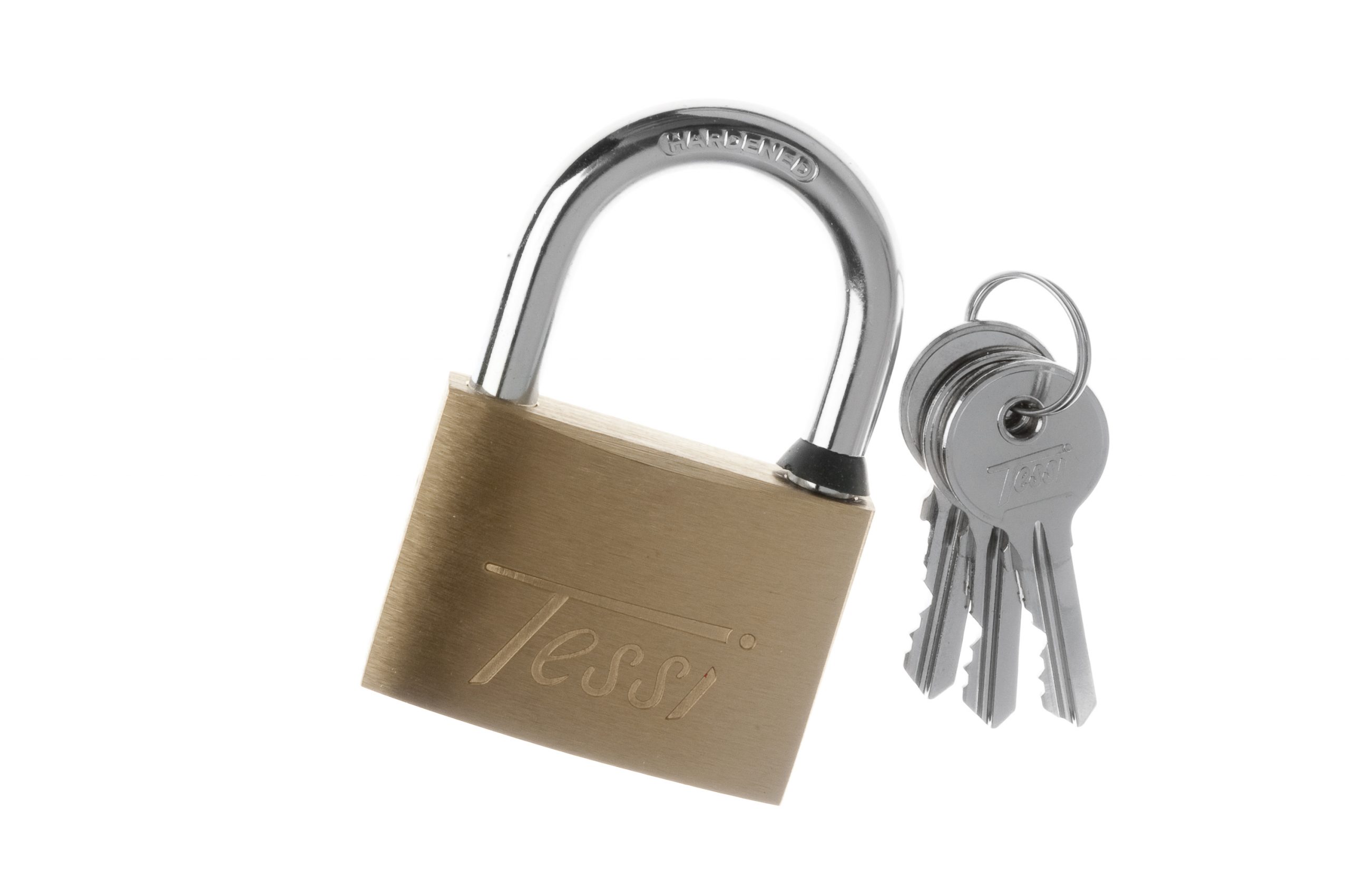 TE60 - 60mm Solid Brass Padlock