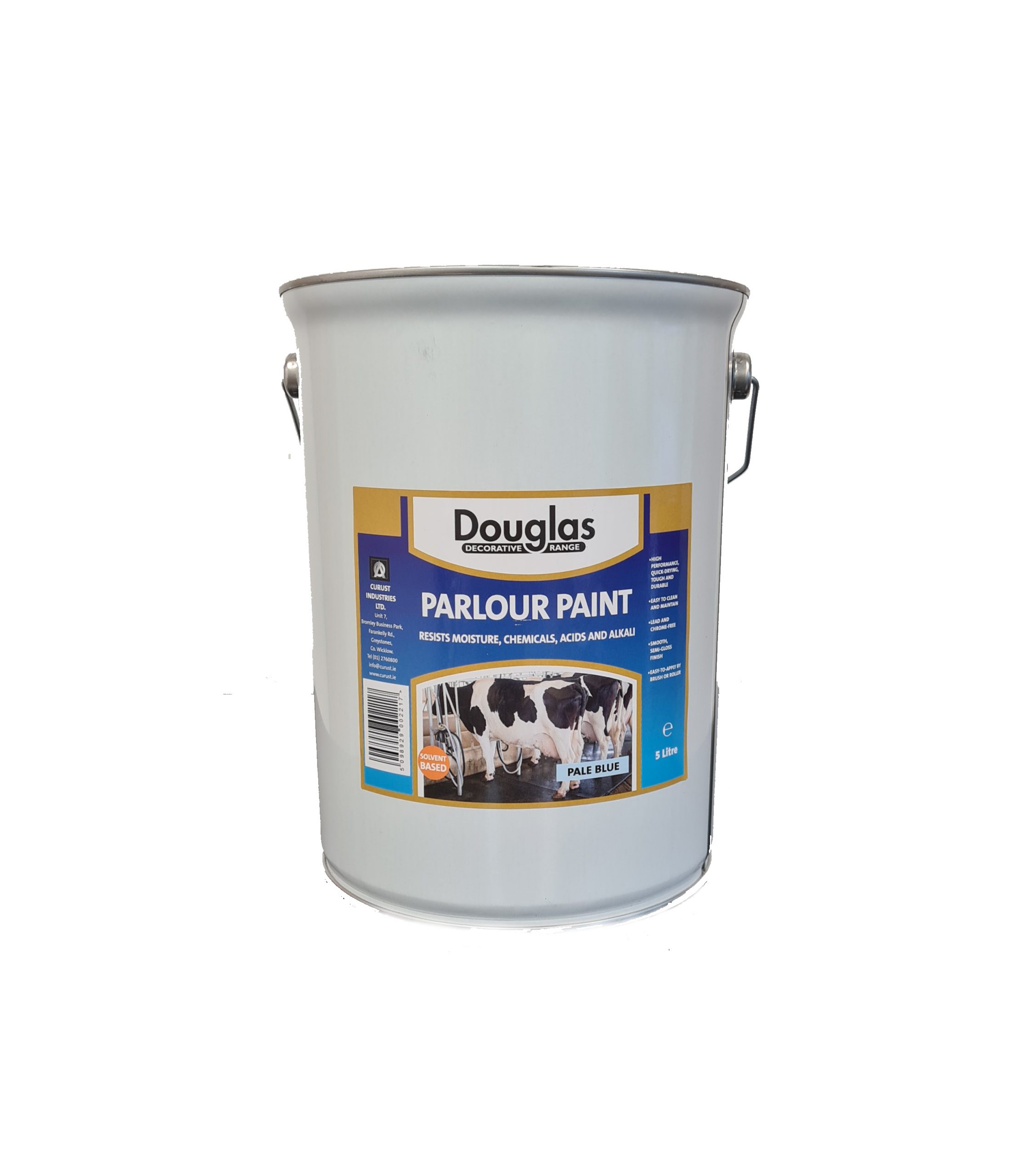 DPPAR5000BLUE - Douglas Parlour paint Blue, 5ltr